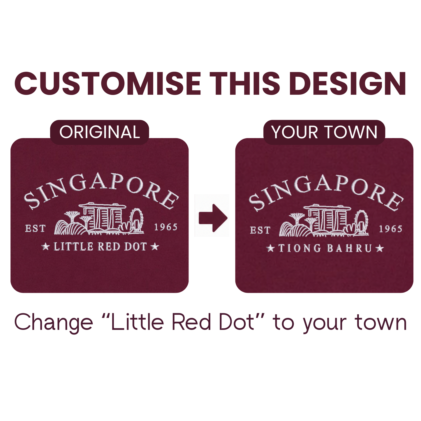 Singapore Est. 1965 Tee (Custom)