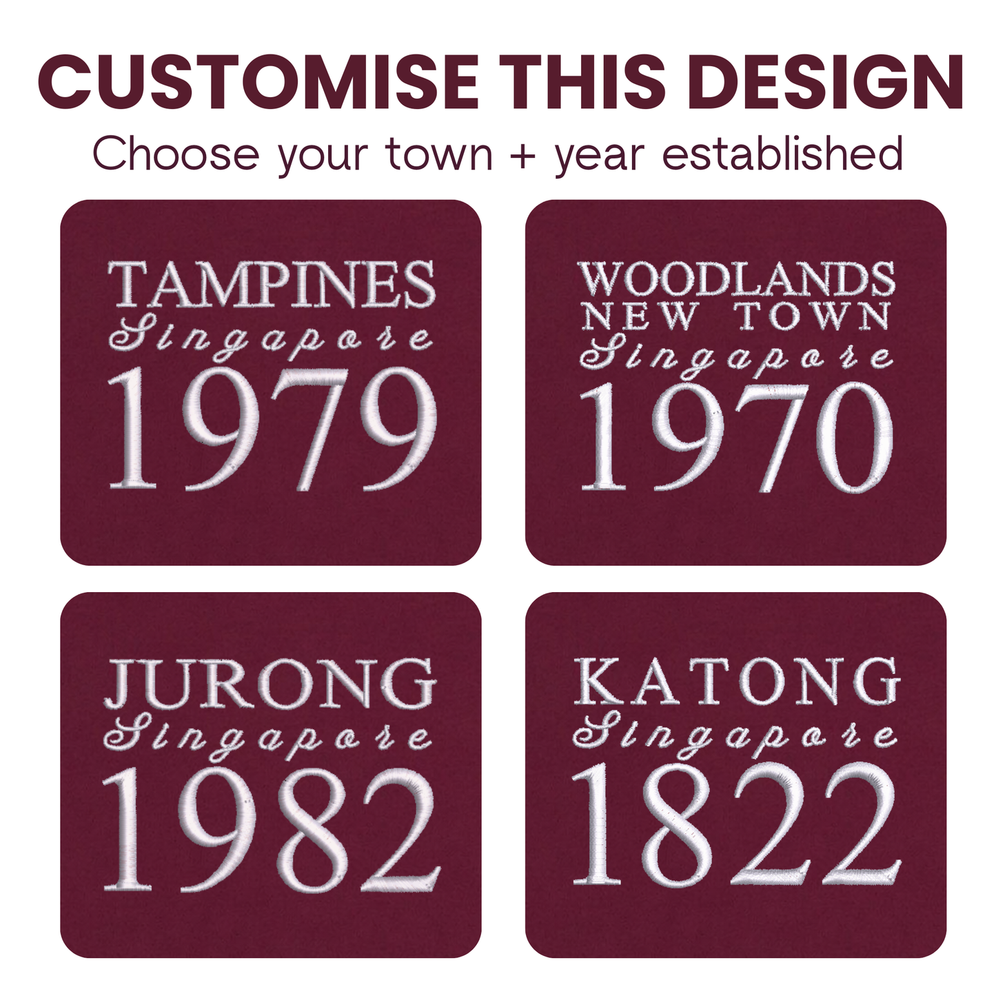 Singapore Town Tee (Custom)